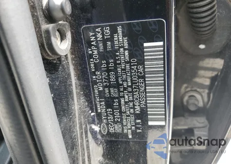 2020 Hyundai Venue Sel из США, поврежденный, VIN KMHRC8A37LU035410